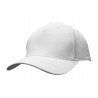 Cap - mod. 3965:White, Cotton twill